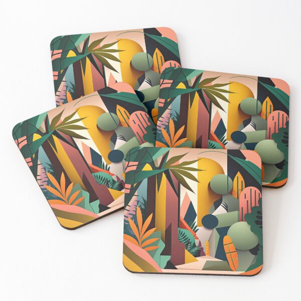 Item preview, African Jungle Bauhaus Design designed and sold by ArtificialGenes.