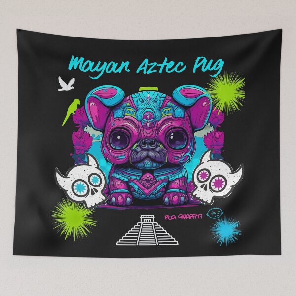 Item preview, Pug Skull Candy 7 designed and sold by RedBluffTraders.