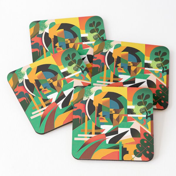Item preview, African Jungle Bauhaus Design designed and sold by ArtificialGenes.