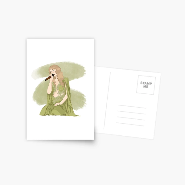 Taylor Swift Folklore Green Dress Eras Tour" Postcard for Sale by risingvirgo | Redbubble Taylor Swift Folklore Green Dress Eras Tour" Postcard for Sale by risingvirgo | Redbubble