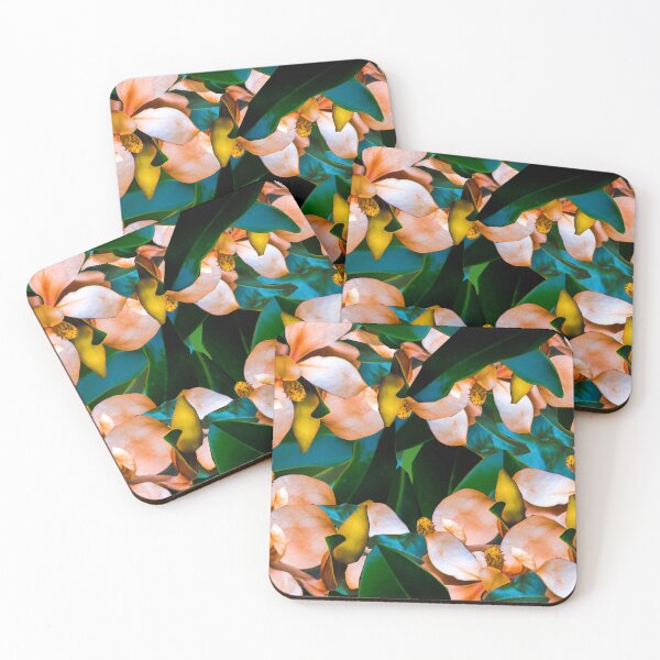 Item preview, Cluster of Orange Magnolia Flowers designed and sold by meghan-98.