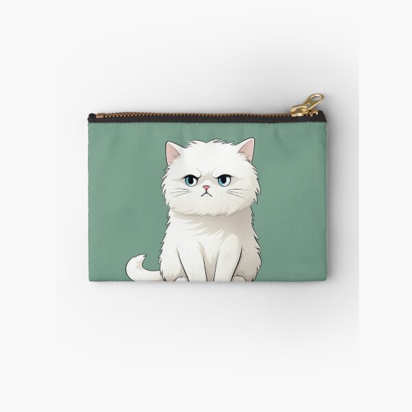 Item preview, Grumpy white cat  designed and sold by bigmoments.