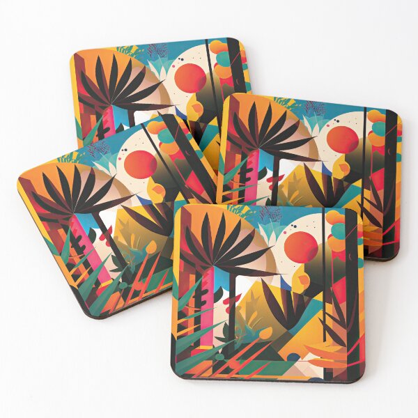 Item preview, African Jungle Bauhaus Design designed and sold by ArtificialGenes.