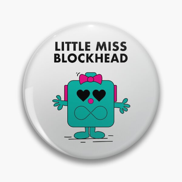 Item preview, Little Miss Blockhead designed and sold by Basic Blockhead.