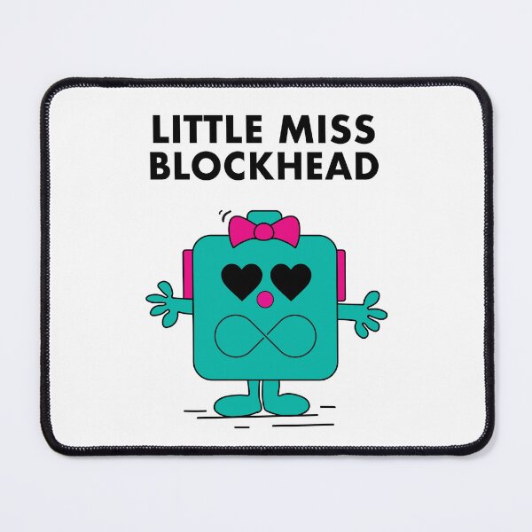 Item preview, Little Miss Blockhead designed and sold by Basic Blockhead.