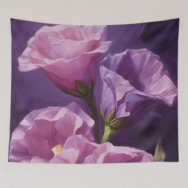 Item preview, Eustoma in the Moonlight designed and sold by ArtsyWishesShop.