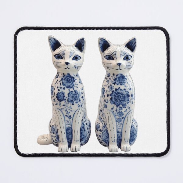 Item preview, Blue Willow style cats designed and sold by Kristylynn757.
