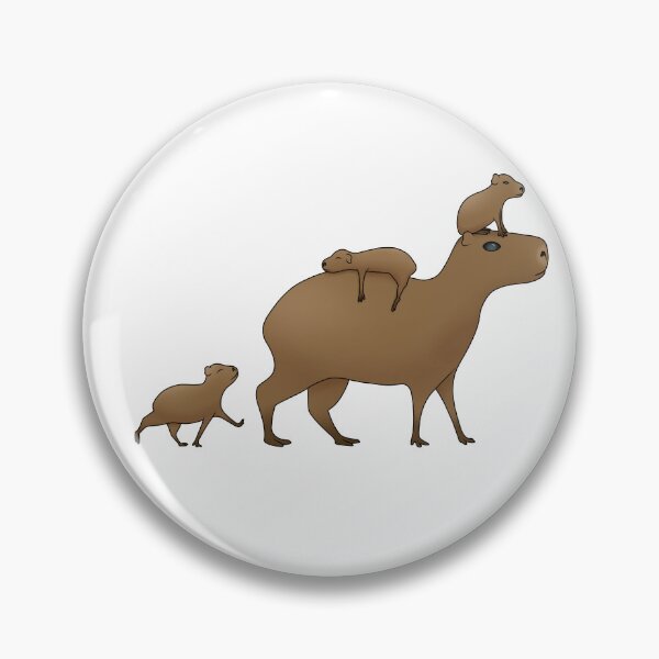 Artikelvorschau, Capybara-Mama entworfen und verkauft von ainseebean.