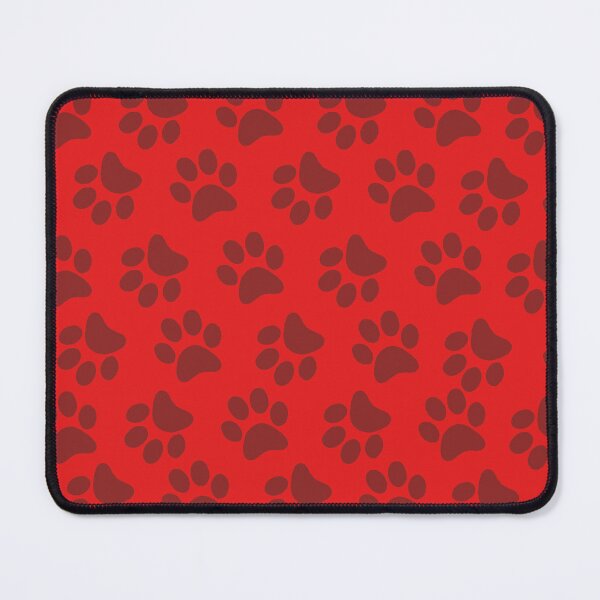 Item preview, dog footprints red designed and sold by ZiphGames.