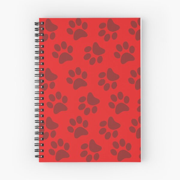 Item preview, dog footprints red designed and sold by ZiphGames.