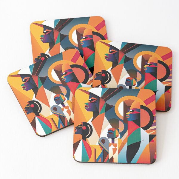 Artikelvorschau, African Tribe Bauhaus Design entworfen und verkauft von ArtificialGenes.