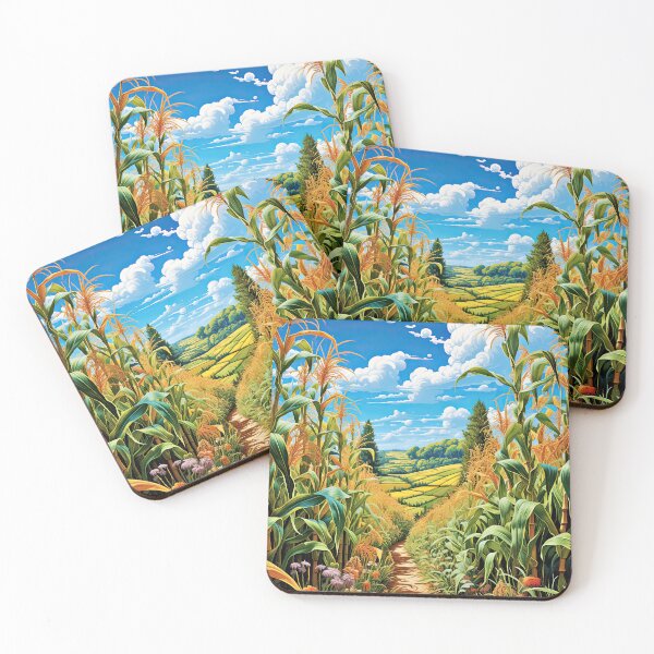 Item preview, Corn Season in Canada, Corn field designed and sold by iguananick.
