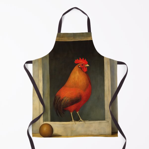 Aperçu de l'œuvre Le coq rouge se tient au-dessus d'un œuf créée et vendue par YoPedro.