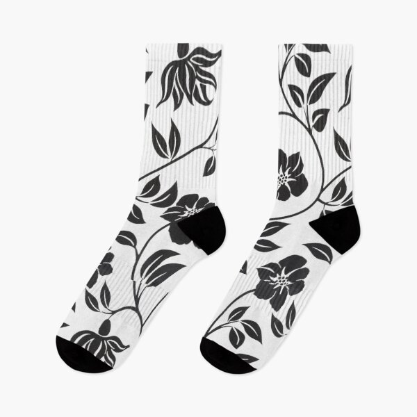 Item preview, Black flower mural  designed and sold by sofs-52.