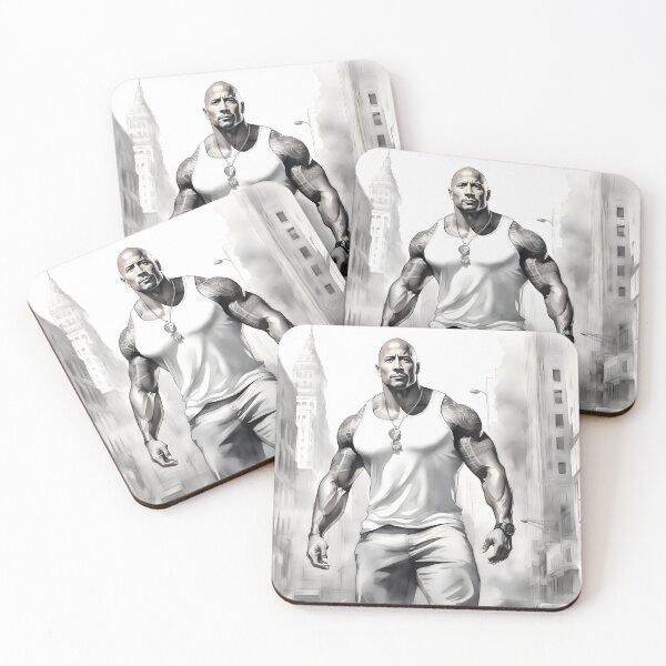 Item preview, Portrait Sketch of Dwayne - The Rock - Johnson designed and sold by Gilby-Designs.