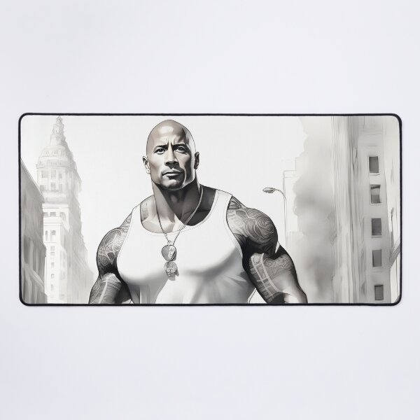 Item preview, Portrait Sketch of Dwayne - The Rock - Johnson designed and sold by Gilby-Designs.
