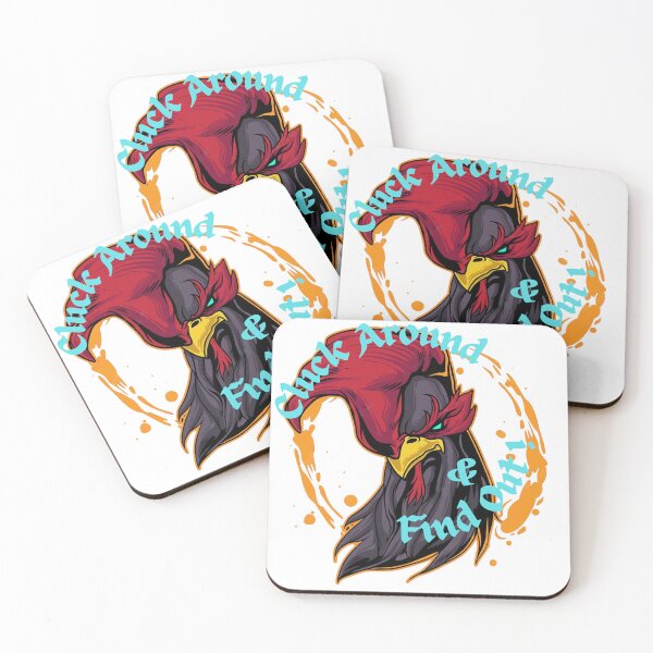 Item preview, Cluck Around and Find Out!: Angry Rooster designed and sold by RuralArtX2.