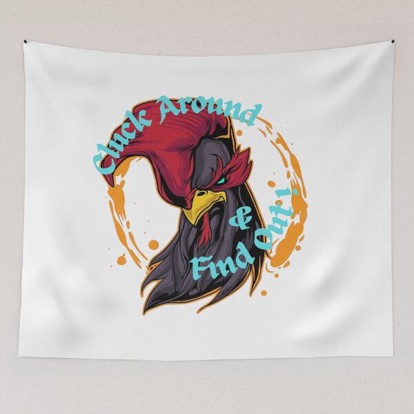 Item preview, Cluck Around and Find Out!: Angry Rooster designed and sold by RuralArtX2.