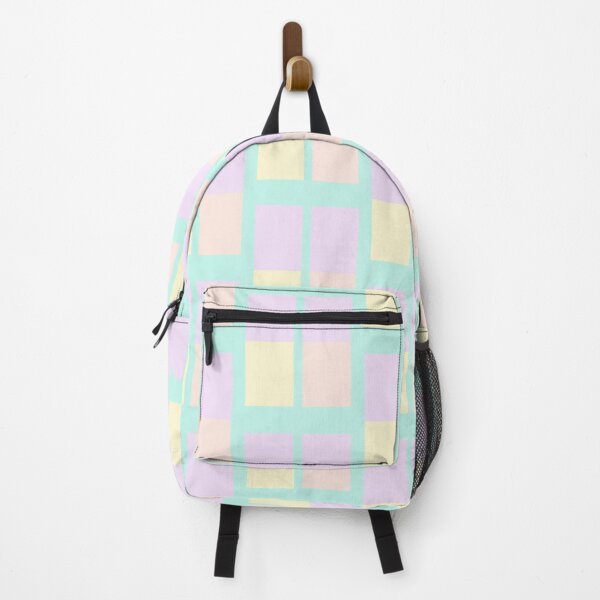 Item preview, SimpleAquaYellowPeachRetroPastelColorblock designed and sold by India2022.