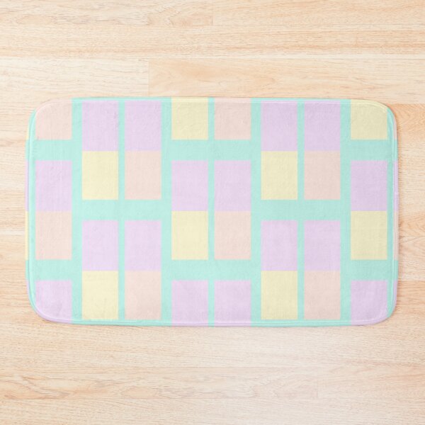 Item preview, SimpleAquaYellowPeachRetroPastelColorblock designed and sold by India2022.