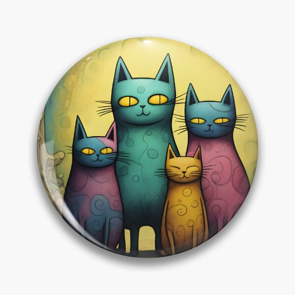 Item preview, cat family designed and sold by ViktorVigo.