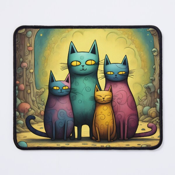Item preview, cat family designed and sold by ViktorVigo.