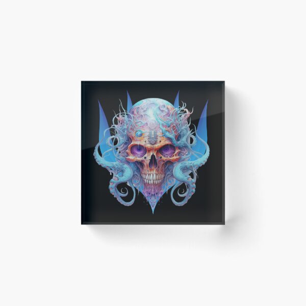 Item preview, Futuristic pencil-painted skull designed and sold by Sixcom.