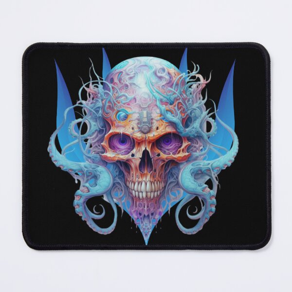 Item preview, Futuristic pencil-painted skull designed and sold by Sixcom.