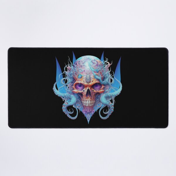 Item preview, Futuristic pencil-painted skull designed and sold by Sixcom.