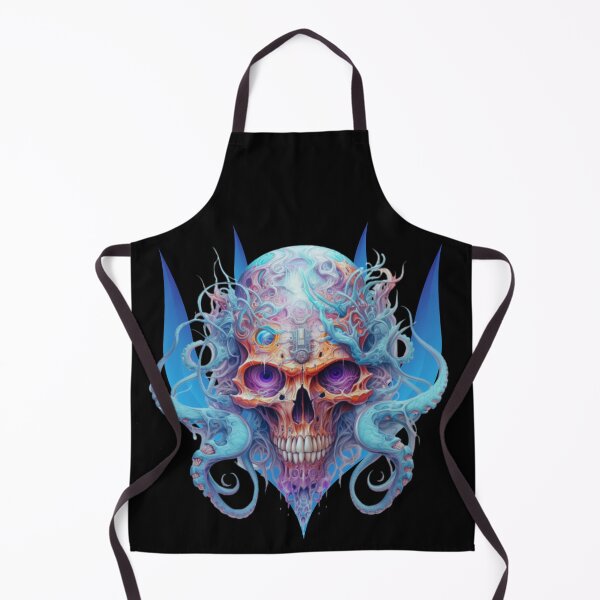 Item preview, Futuristic pencil-painted skull designed and sold by Sixcom.