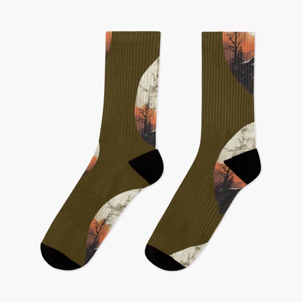Item preview, A Distressed Vintage Hiking with Dog on Mountain designed and sold by GVRDesign.