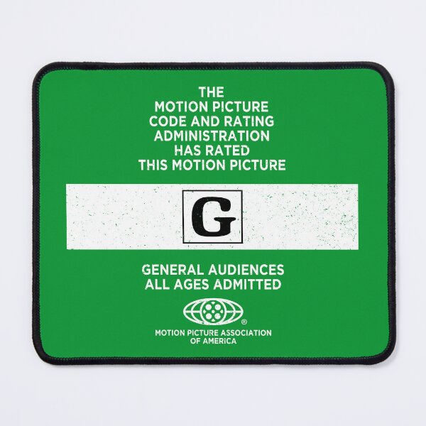 Item preview, Movie Rating - Rated G (Exclusive FidoTees Design) designed and sold by Obscura Tee.
