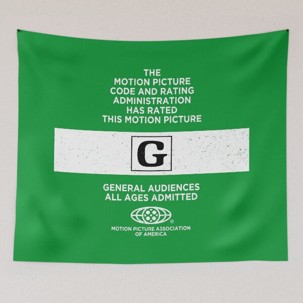 Item preview, Movie Rating - Rated G (Exclusive FidoTees Design) designed and sold by Obscura Tee.