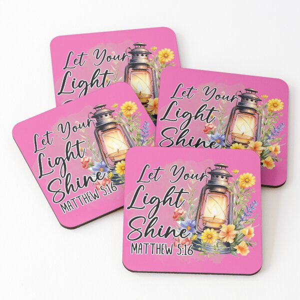 Item preview, Let Your Light Shine Matthew 5:16 Field of Flowers Design designed and sold by Akaii-Design.