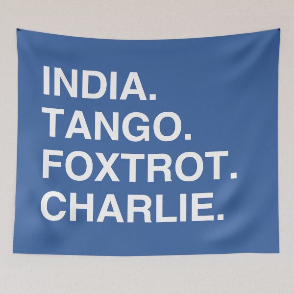 Item preview, India Tango Foxtrot Charlie designed and sold by Confusion101.