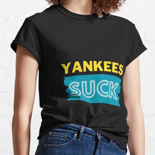  Vintage Premium Yankees Suck T-shirt Long Sleeve T-Shirt :  Clothing, Shoes & Jewelry