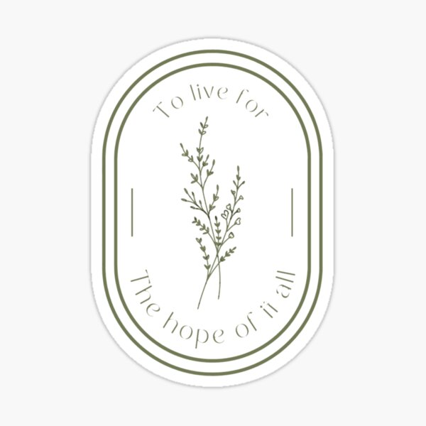 Item preview, To live for the hope of it all                 designed and sold by LashawnaHayes.