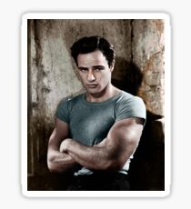 Marlon Brando arms crossed Sticker