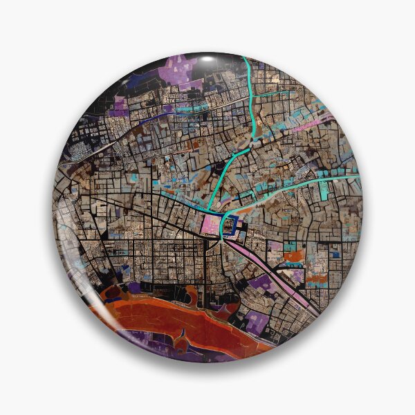 Item preview, Old Map Inverted Colors, Negative Contrast designed and sold by SteadyRolling.