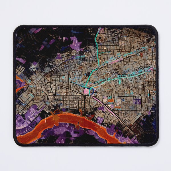 Item preview, Old Map Inverted Colors, Negative Contrast designed and sold by SteadyRolling.