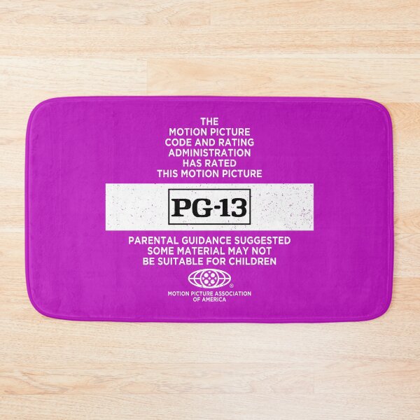 Item preview, Movie Rating - Rated PG-13 (Exclusive FidoTees Design) designed and sold by Obscura Tee.
