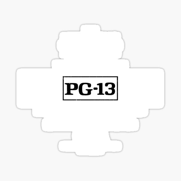 Rated PG Sticker for Sale by Rossman72