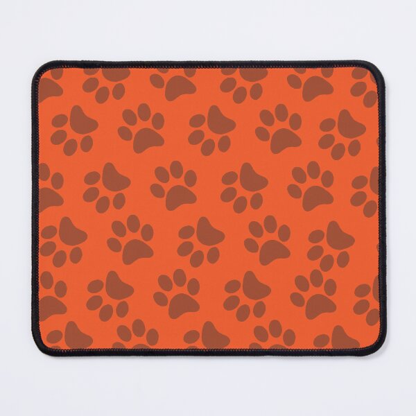 Item preview, dog footprints orange designed and sold by ZiphGames.
