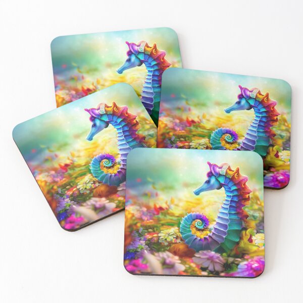 Item preview, Fantasy Seahorse: Guardian of the Colorful Sea designed and sold by The Digital Compass.