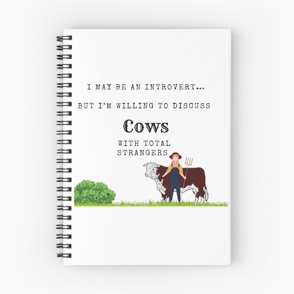 Item preview,  May be an introvert…..but cows… designed and sold by scleverfarm.