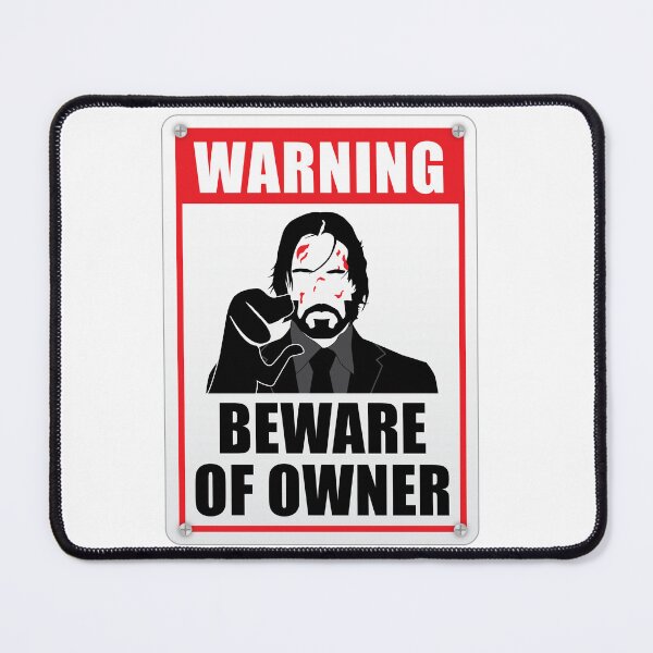 Item preview, WARNING BEWARE OF OWNER designed and sold by SandmanTigui.