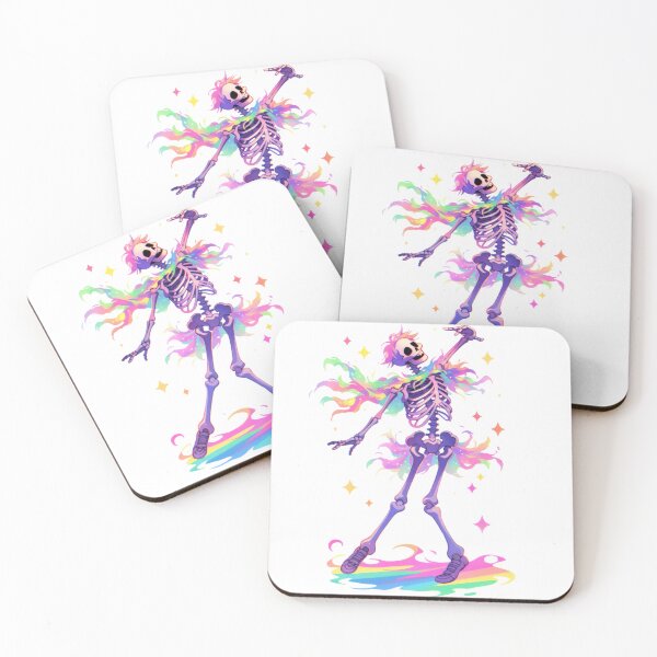 Item preview, Boney Boogie: Skeleton's Spectrum Shimmy designed and sold by KaleidoKiosk.