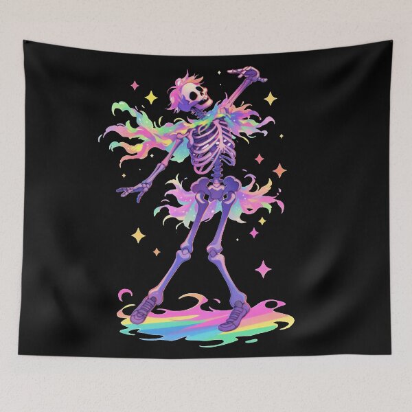 Item preview, Boney Boogie: Skeleton's Spectrum Shimmy designed and sold by KaleidoKiosk.