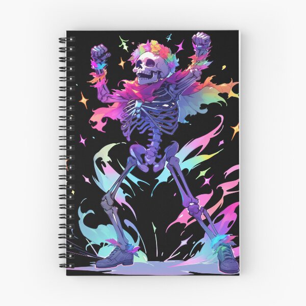 Item preview, Boney Boogie: Skeleton's Spectrum Shimmy designed and sold by KaleidoKiosk.