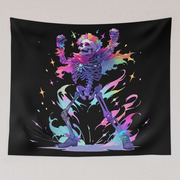Item preview, Boney Boogie: Skeleton's Spectrum Shimmy designed and sold by KaleidoKiosk.